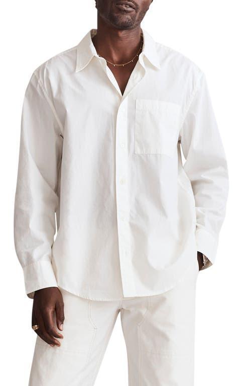 Madewell Easy Cotton Poplin Button-Up Shirt Product Image