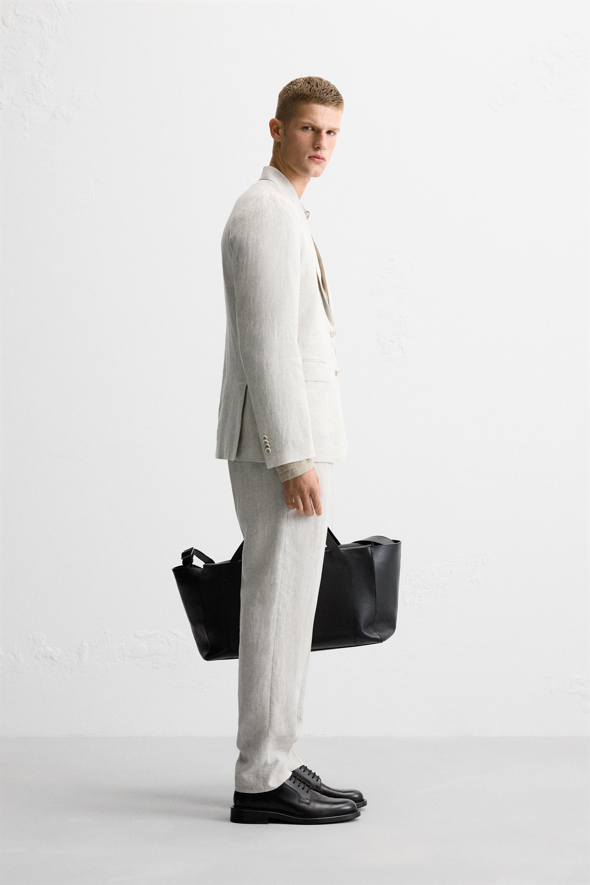 SUIT JACKET IN 100% LINEN Product Image