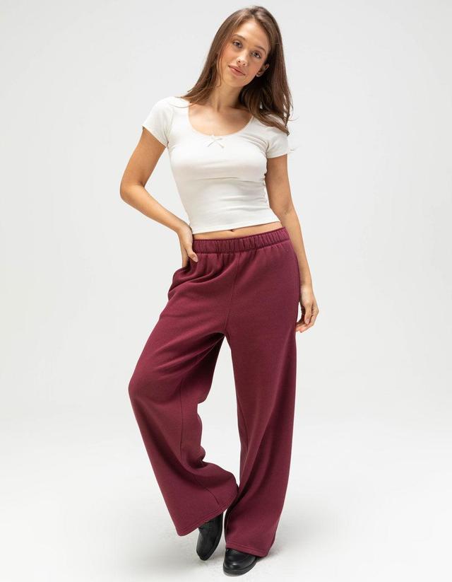 TILLYS Wide Leg Womens Sweatpants Product Image