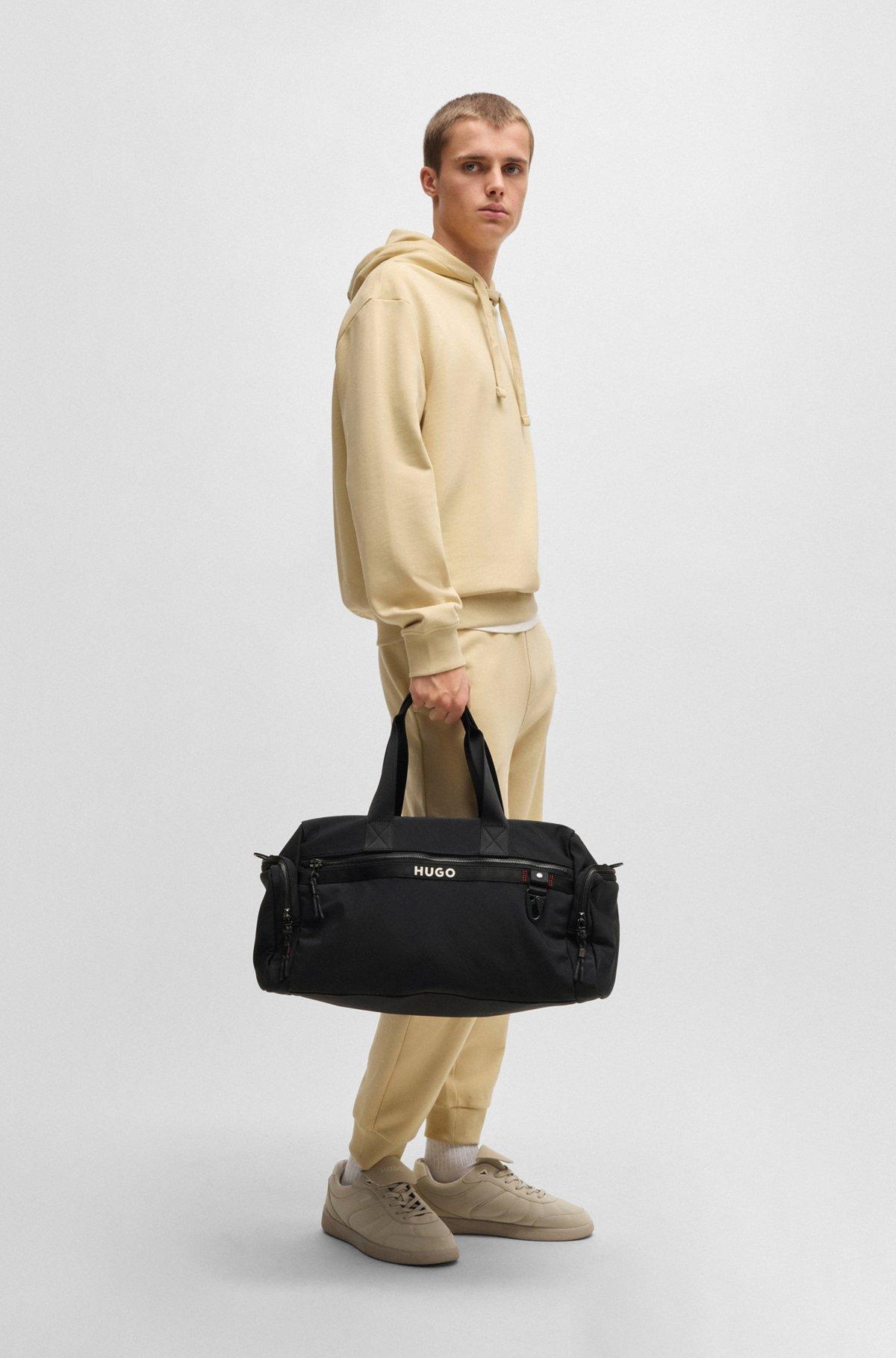 Logo-strap holdall with contrast branding Product Image