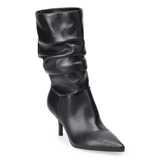 Nine West Melson Womens Slouched Heeled Dress Boots Product Image