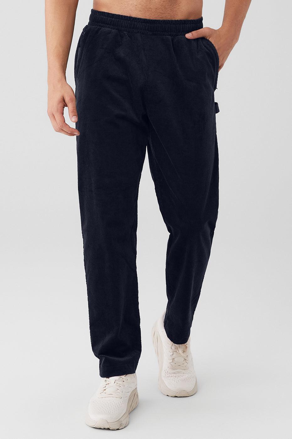 Corduroy District Sweatpant - Navy Male Product Image