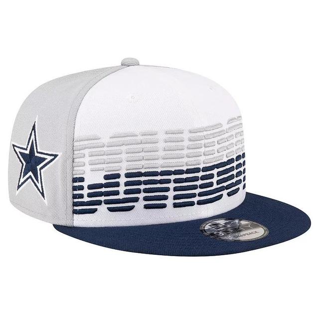 Mens New Era /Navy Dallas Cowboys Throwback Space 9FIFTY Snapback Hat Product Image