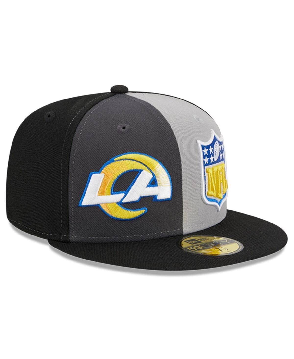 Mens New Era Gray Los Angeles Rams 2023 Sideline 59FIFTY Fitted Hat - Gray Product Image