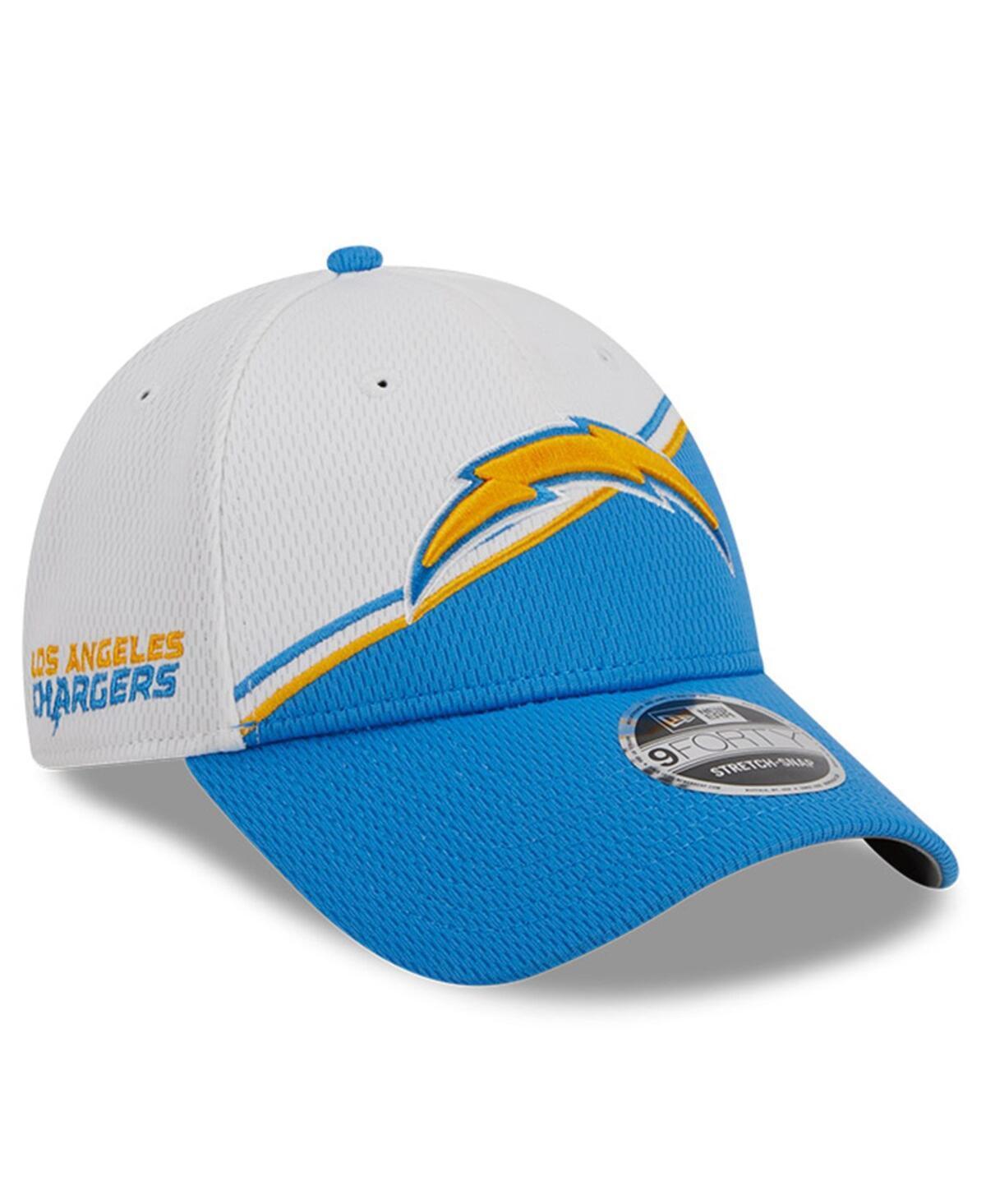 Mens New Era /Powder Blue Los Angeles Chargers 2023 Sideline 9FORTY Adjustable Hat Product Image