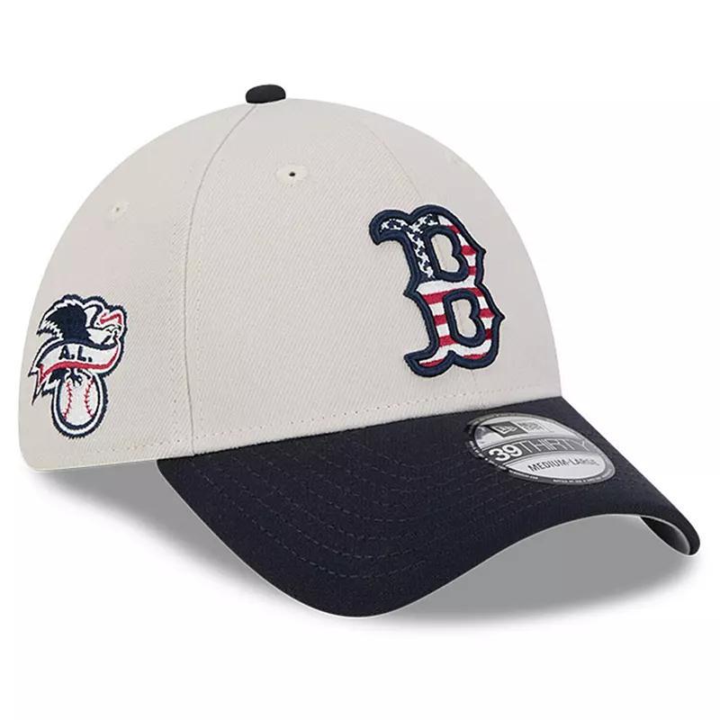 New Era Mens Black Boston Red Sox 2024 Fourth of July 39THIRTY Flex Hat Product Image