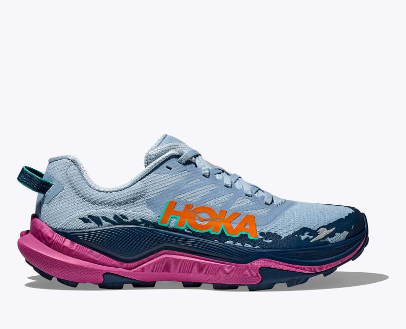 HOKA Mens Torrent 4 Shoes in Stormy Skies/Cerise, Size 7.5 Product Image