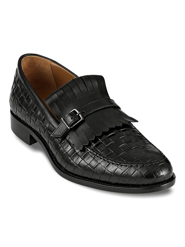 Shiloh Kiltie Loafer - Black Product Image