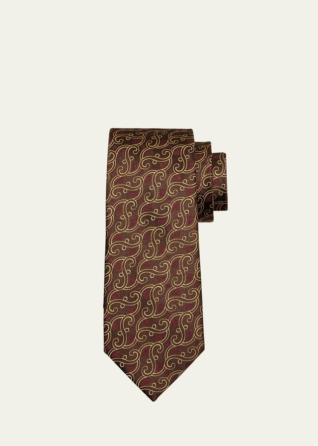 Mens Vines Silk Tie Product Image