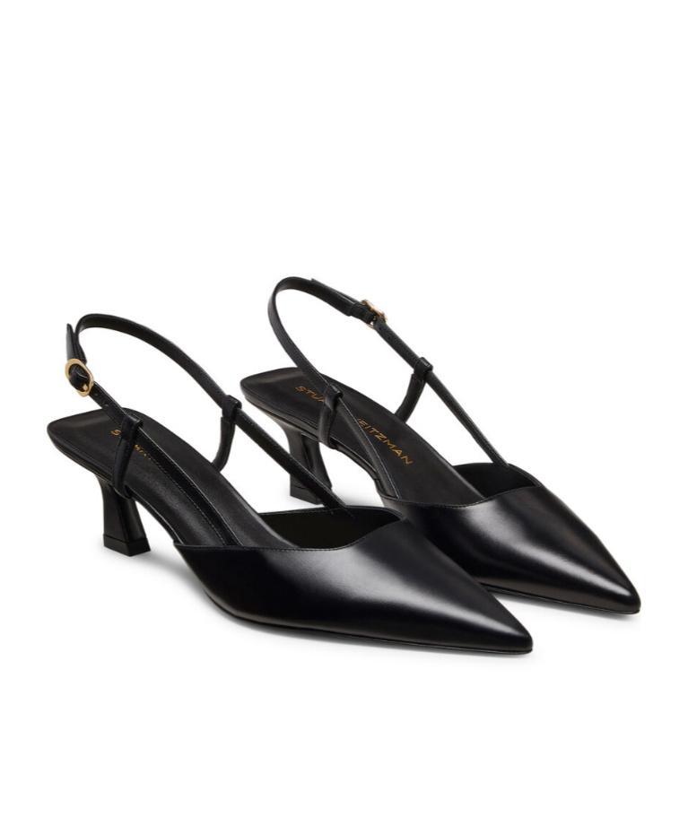 STUART WEITZMAN Vinnie 50 Slack-heeled Shoes In Black Product Image