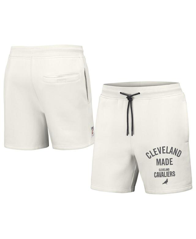 Mens Nba x Staple Cream Cleveland Cavaliers Heavyweight Fleece Shorts Product Image