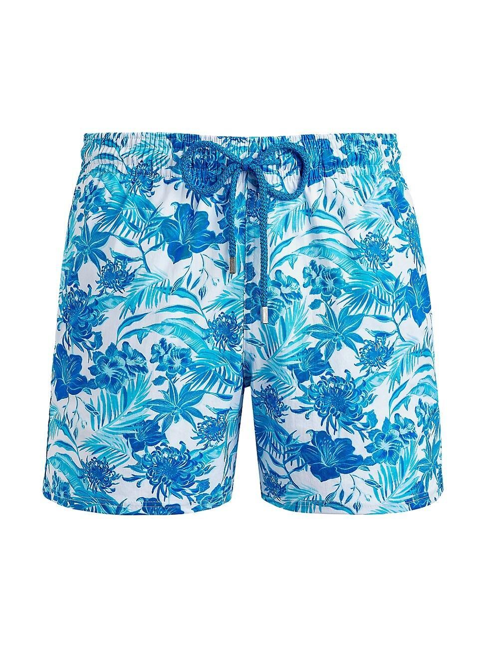 Mens Tahiti Flower-Print Swim Shorts Product Image