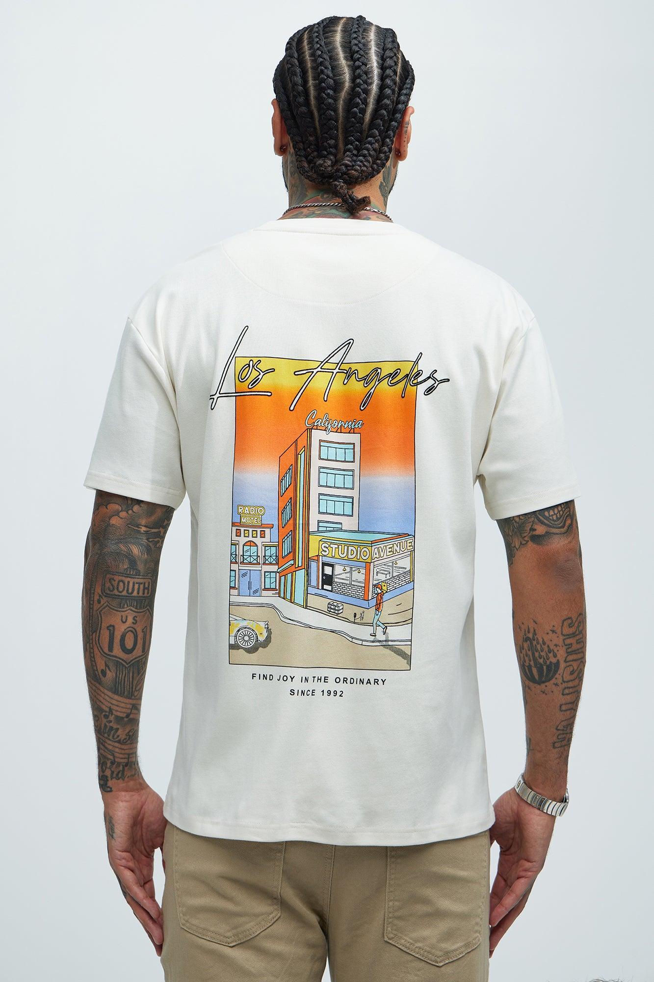 Los Angeles Find Your Joy Short Sleeve Tee - Cream Product Image