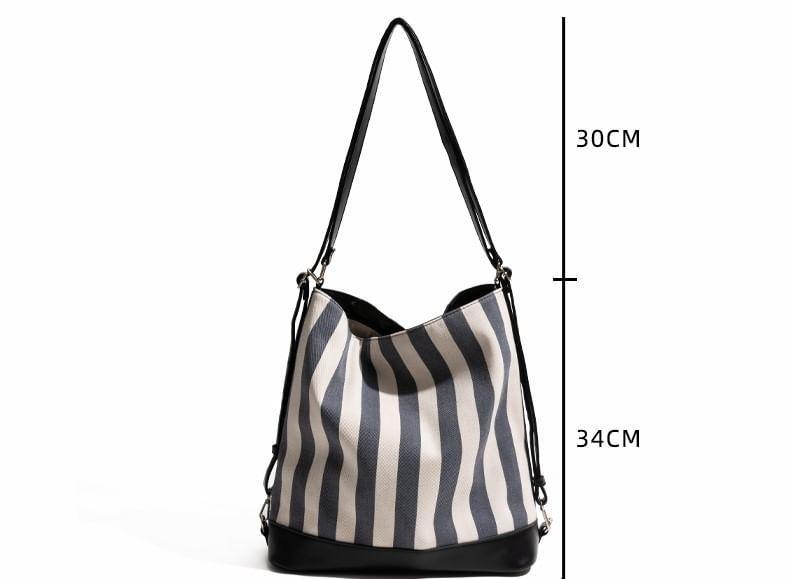 Striped Bucket Bag Product Image