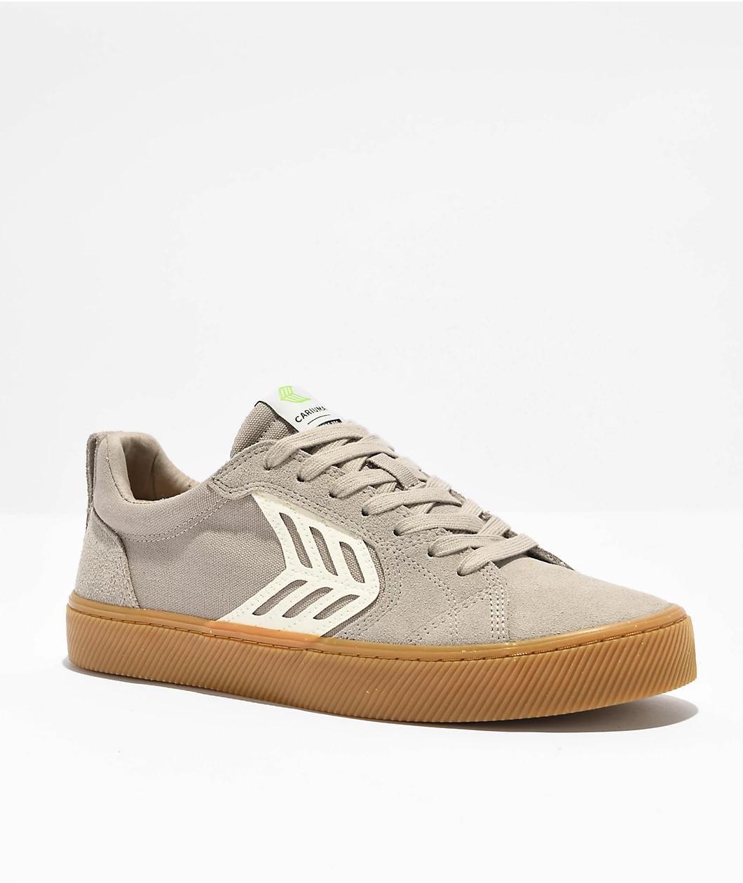 Cariuma Catiba Pro Grey & Gum Skate Shoes Product Image