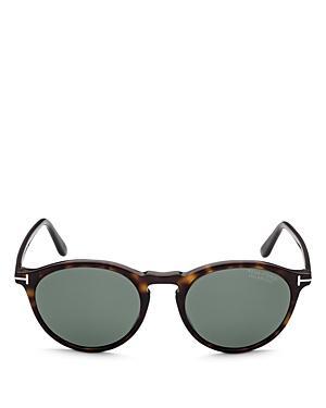 TOM FORD Aurele 52mm Polarized Round Sunglasses Product Image