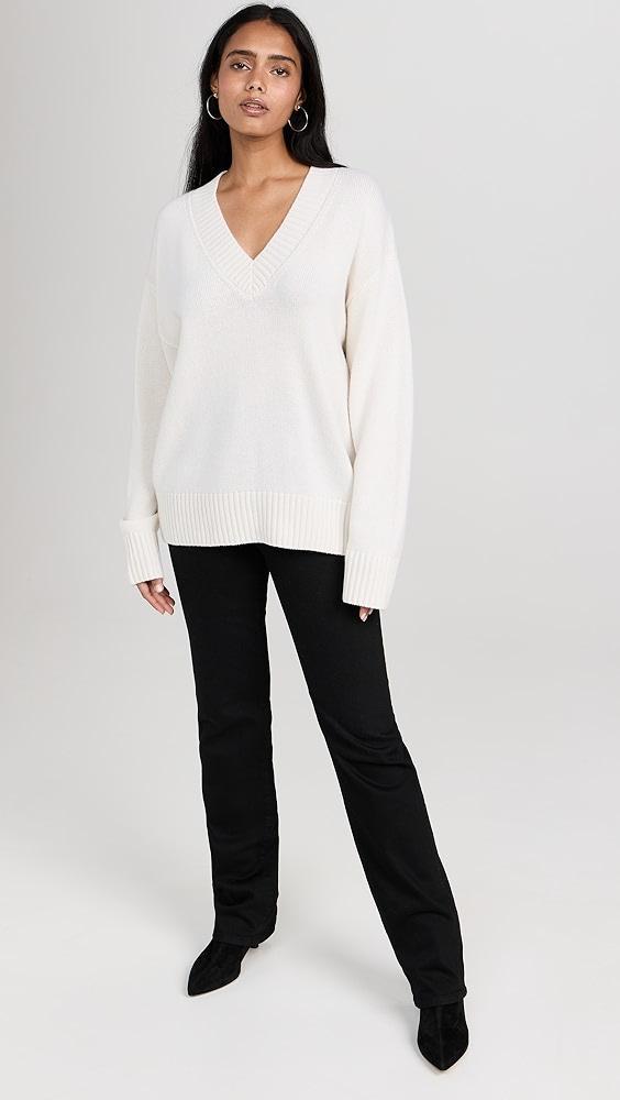 Reformation Jadey Oversized V Neck Sweater | Shopbop Product Image