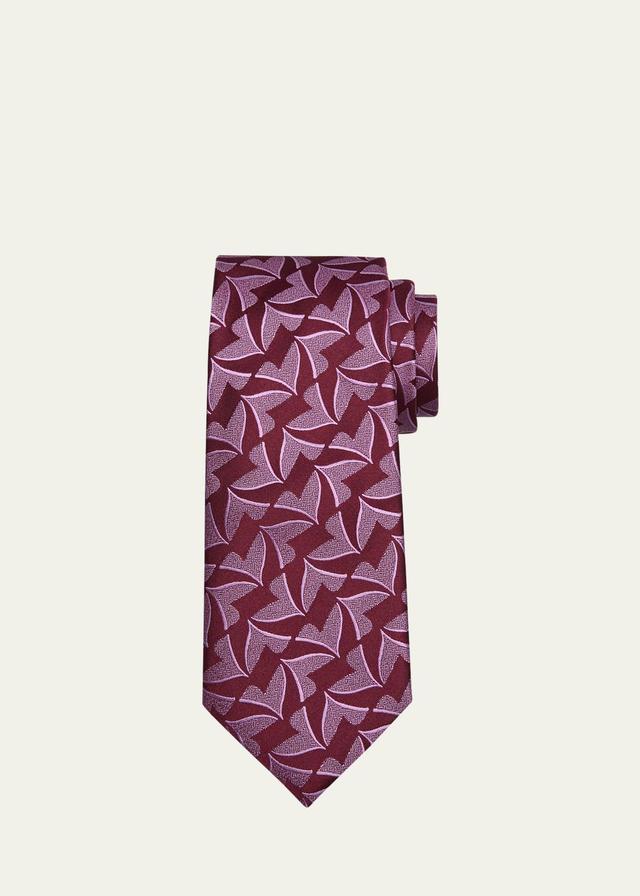 Mens Geometric Jacquard Tie Product Image