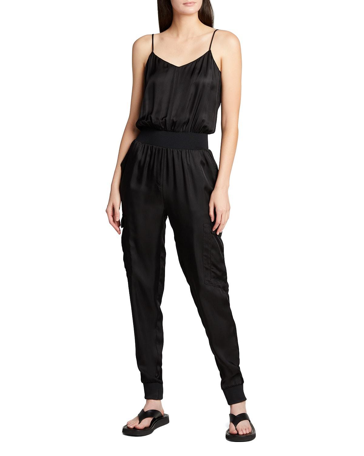 Womens Amia Twill Jumpsuit Product Image