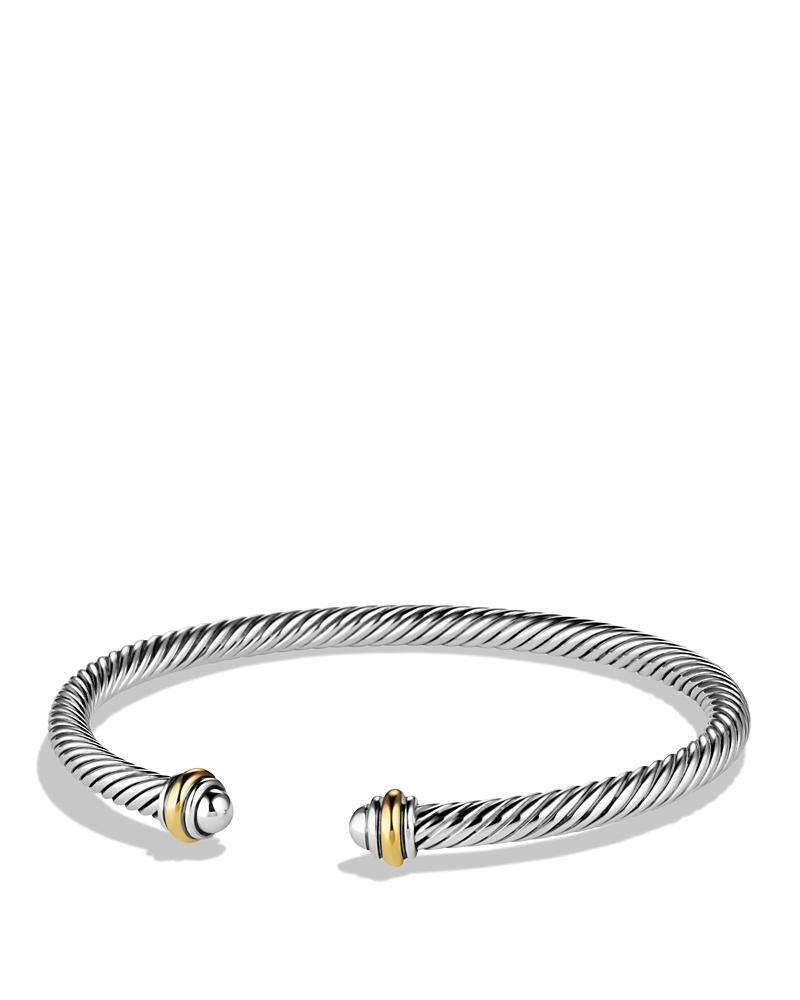 Womens Cable Classics Bracelet in Sterling Silver Product Image