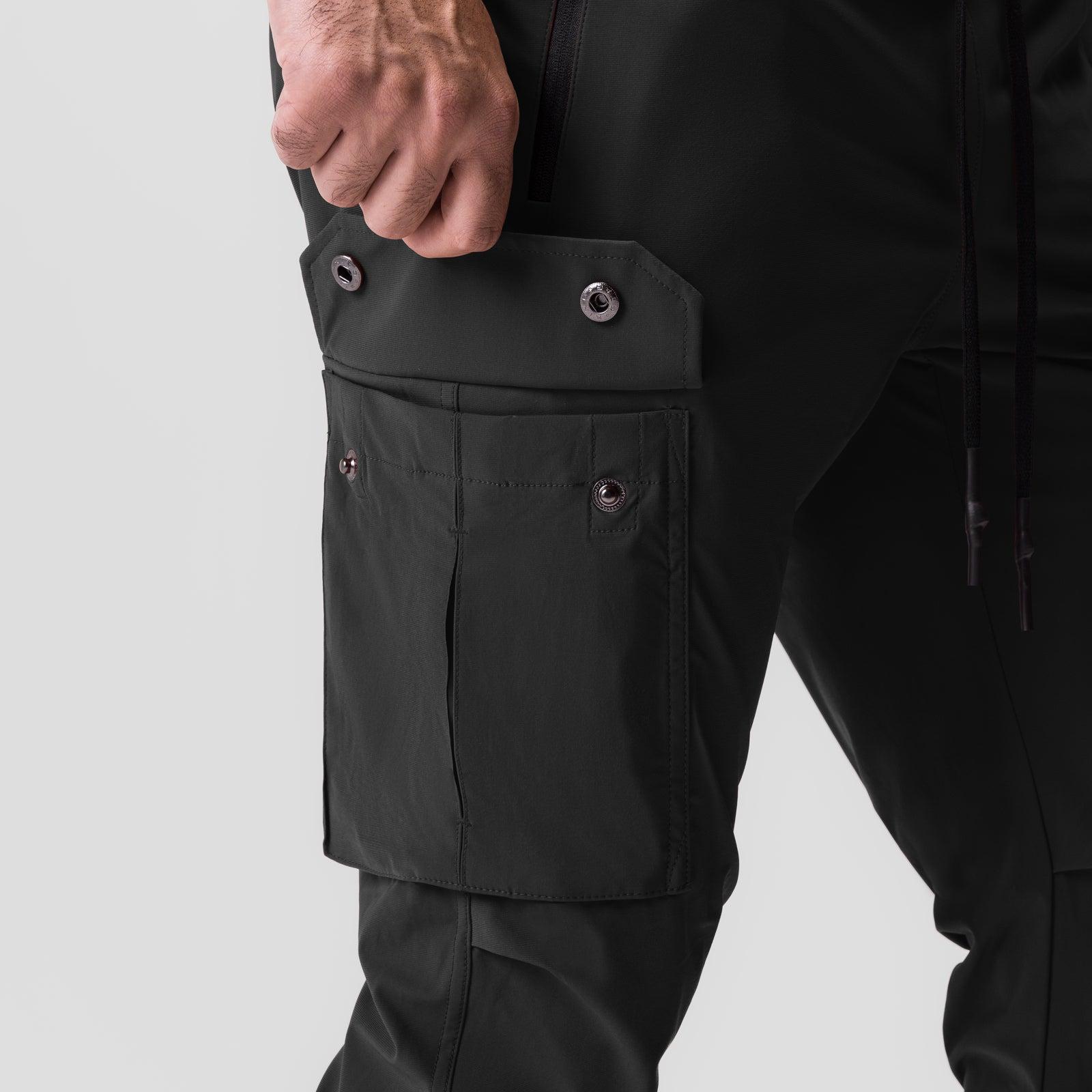 0825. Tetra-Lite® Cargo High Rib Jogger - Black "Reflective" Product Image