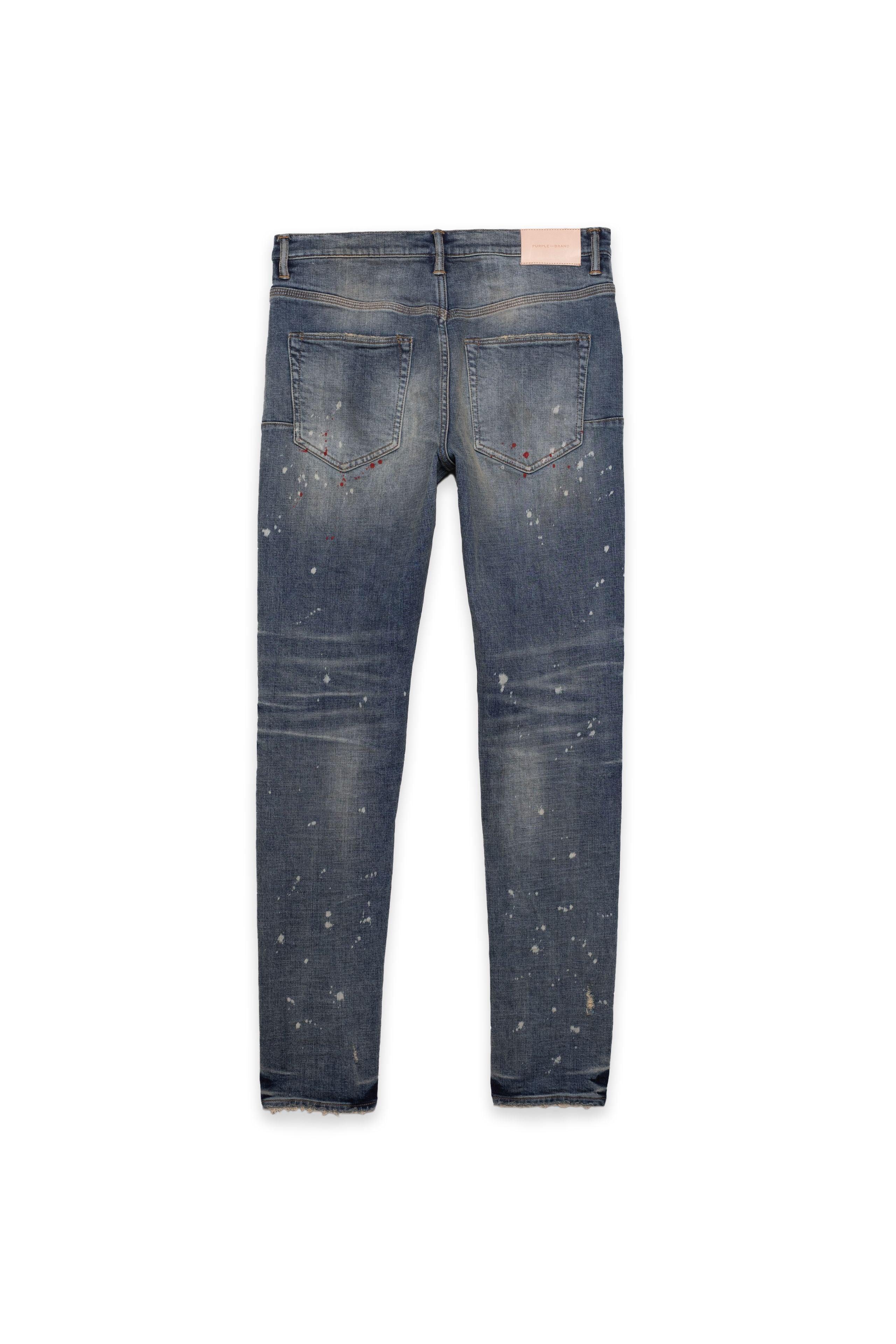 P002 Vintage Spotted Indigo Male Product Image