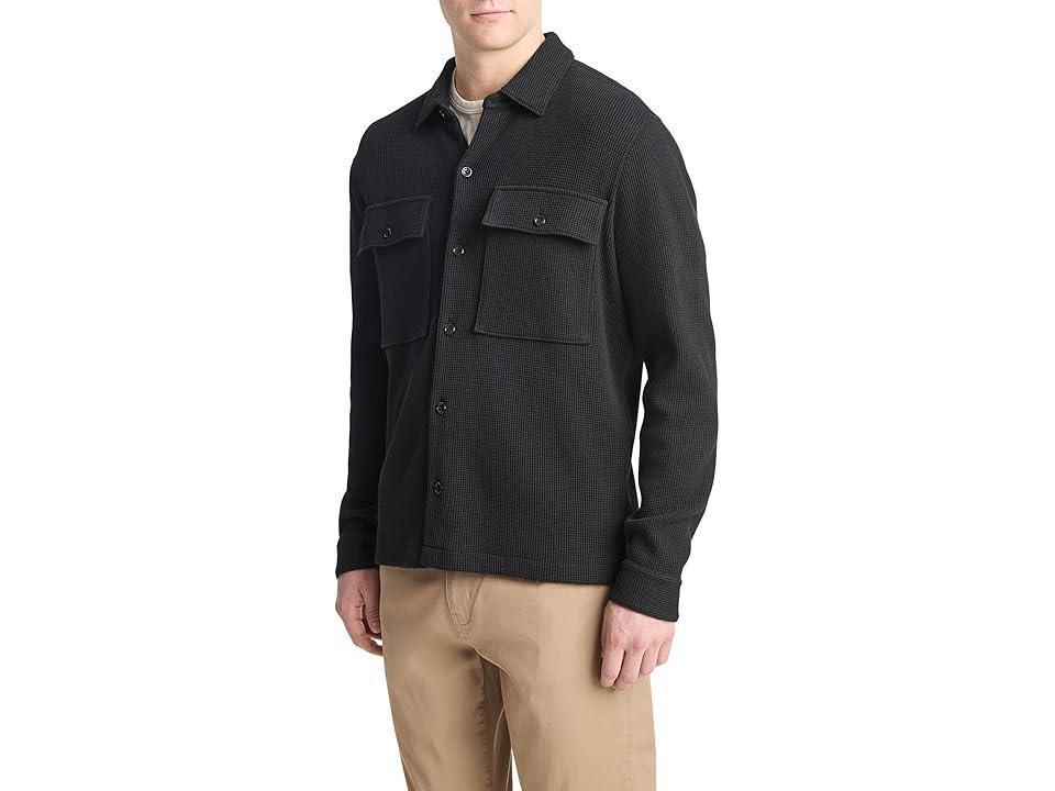 Vince Chunky Waffle Shirt Jacket Men's Jacket Product Image