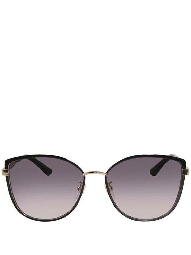 Eyewear Rectangle Frame Sunglasses In Gold Product Image