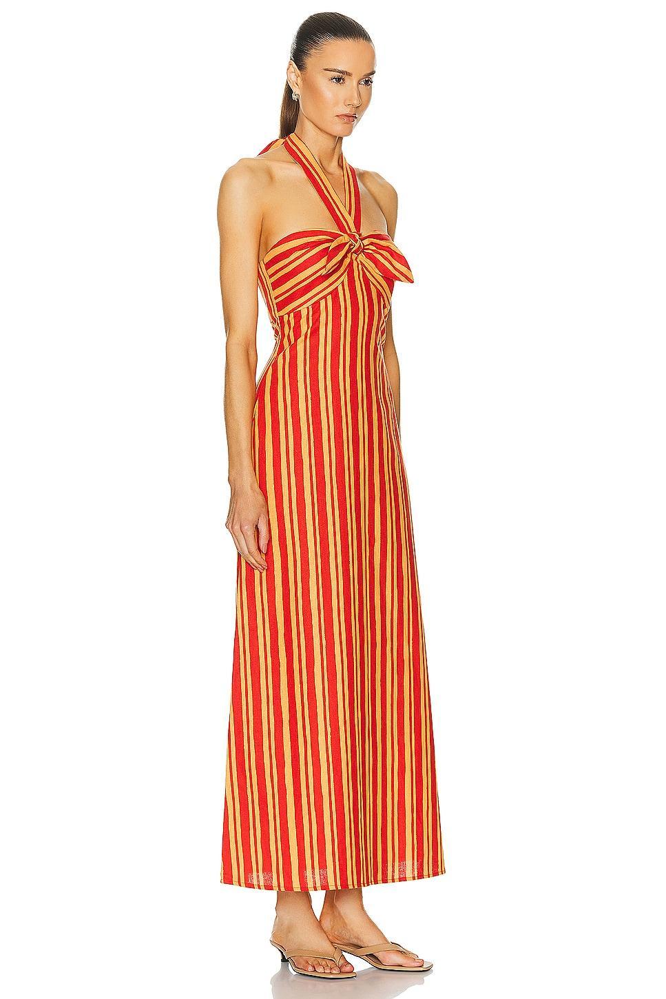 Simon Miller Del Linen Dress Red. (also in 0, 2, 6, 8). Product Image