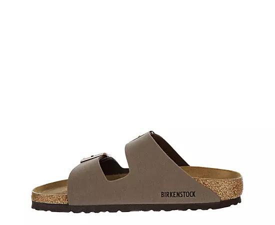 Birkenstock Arizona - Birkibuc (Unisex) (Stone Birkibuc) Sandals Product Image