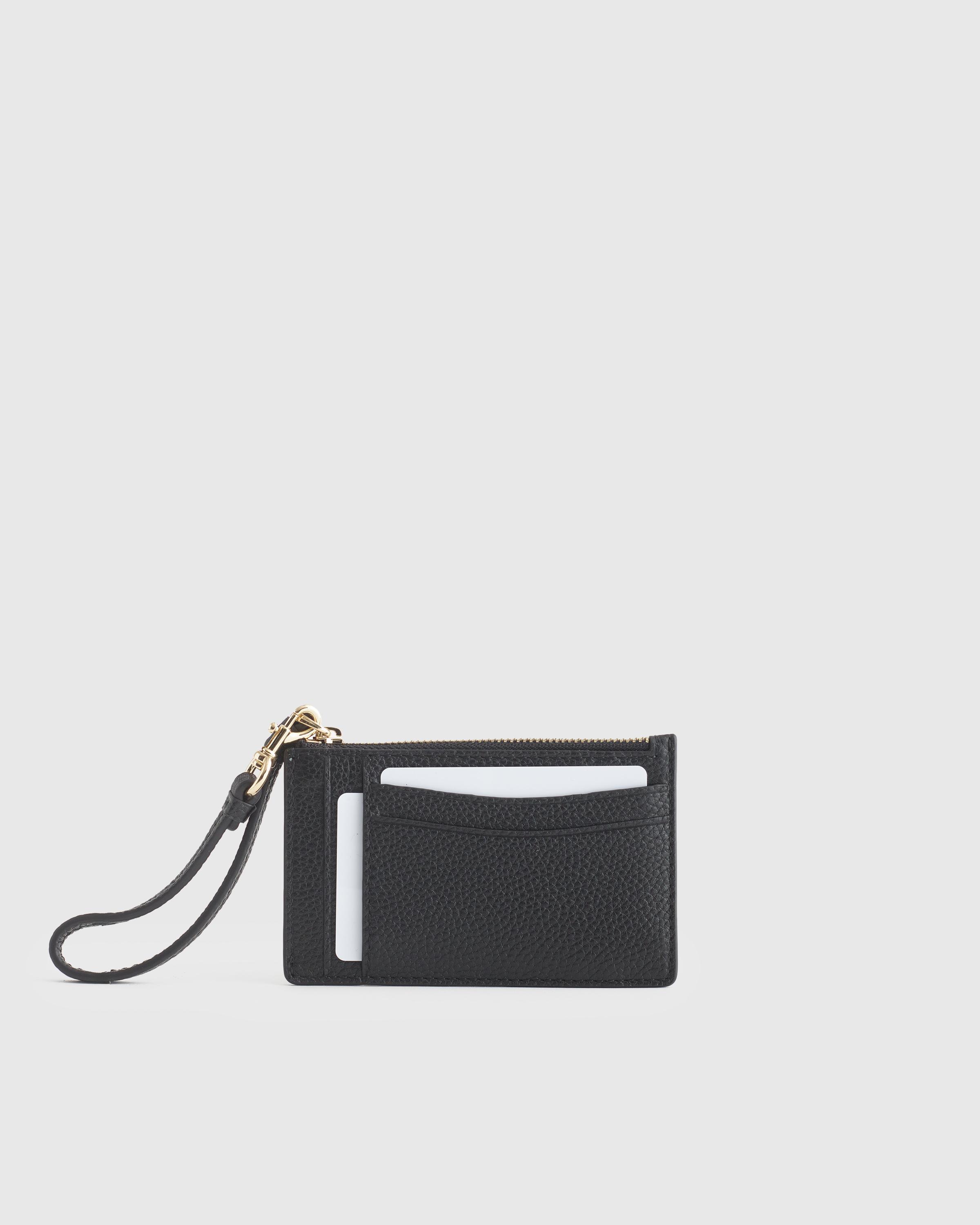 Italian Leather Card Case Wristlet Product Image