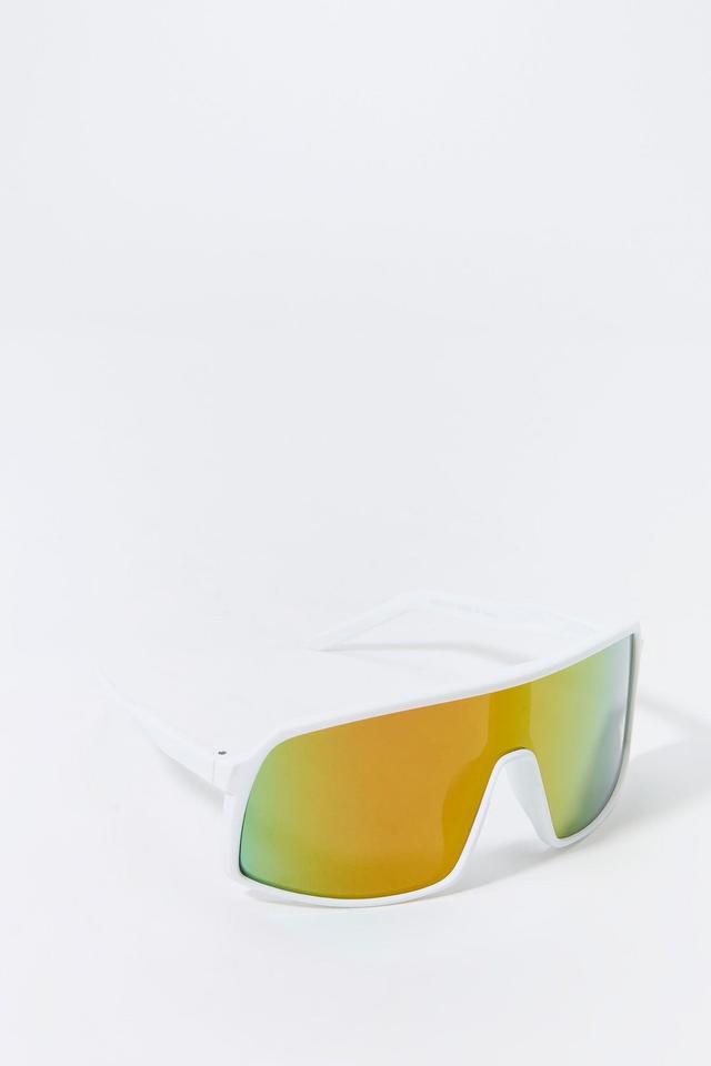 Tinted Shield Sunglasses Male Product Image