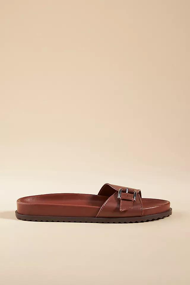 By Anthropologie Buckle Slide Sandals Product Image