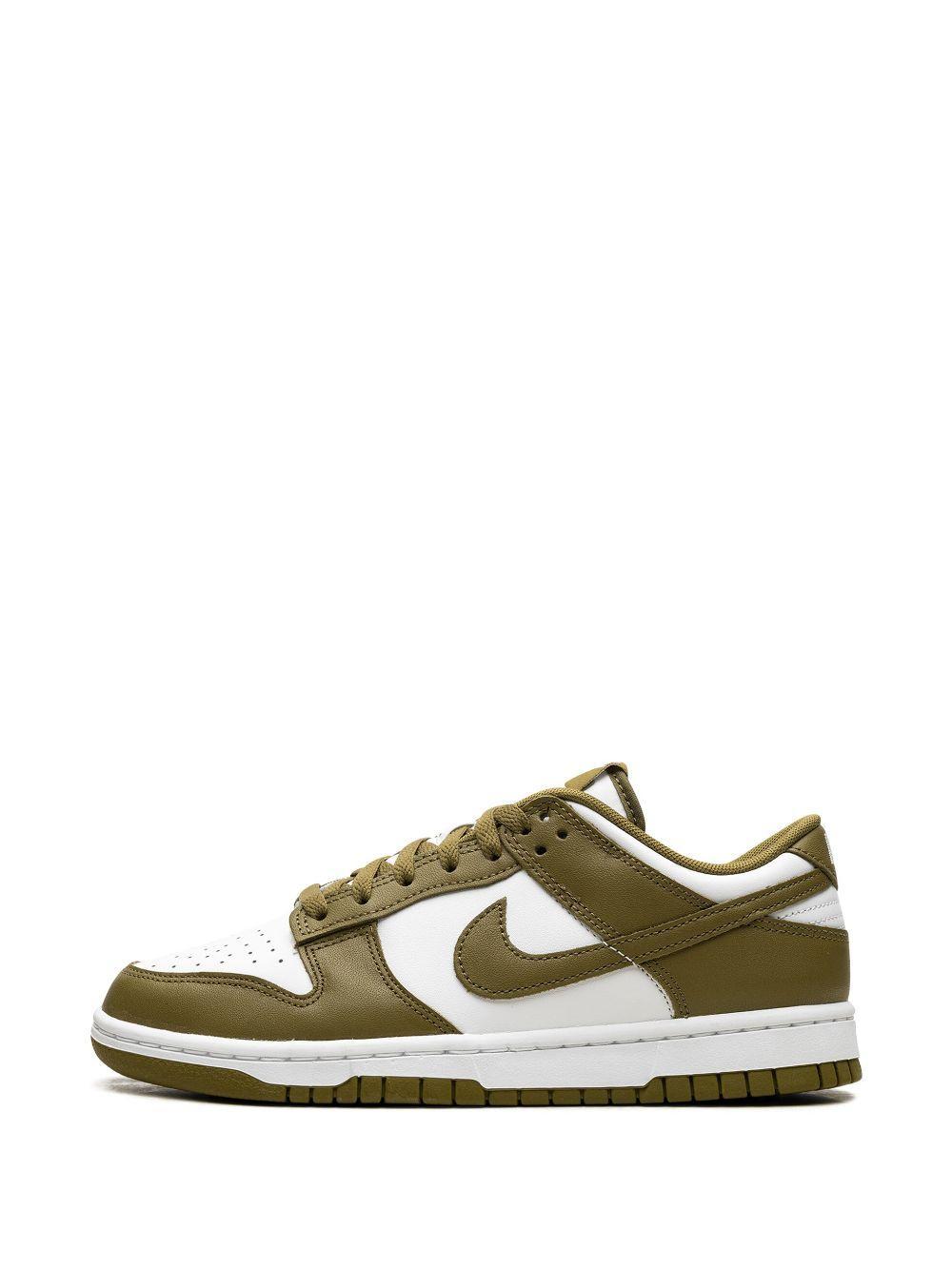 NIKE Dunk Low "pacific Moss" Sneakers In Green Product Image