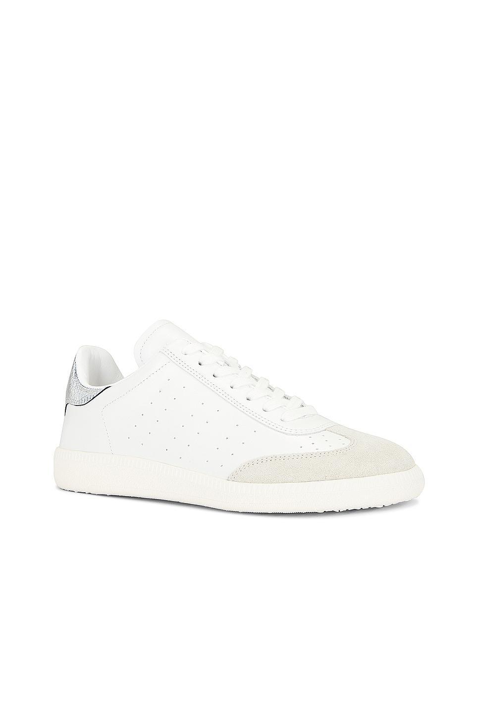 Isabel Marant Bryce Sneaker in Silver - White. Size 37 (also in ). Product Image