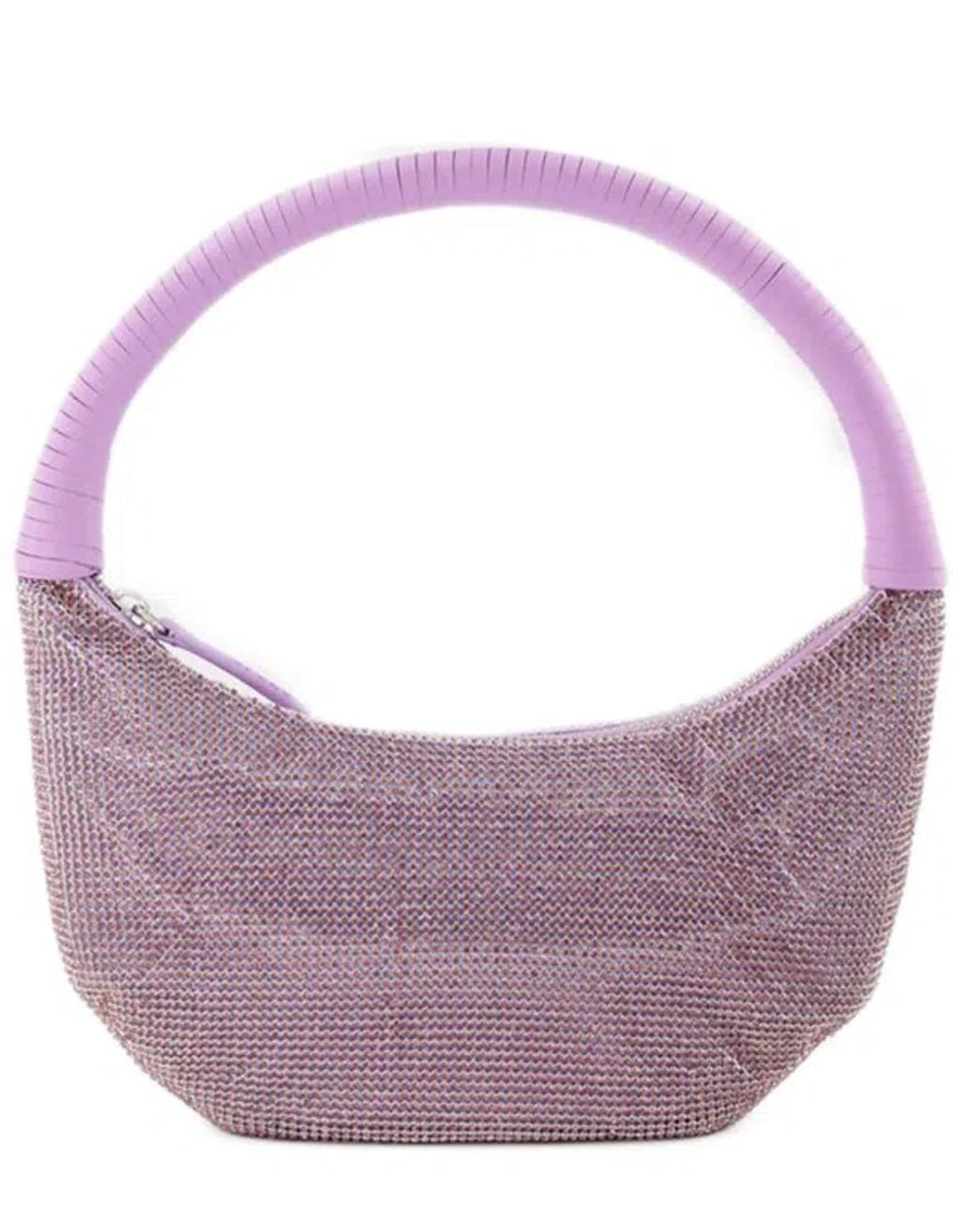 STAUD Pepper Crystal  Hobo Bag -  - Lilac - Strass In Purple Product Image