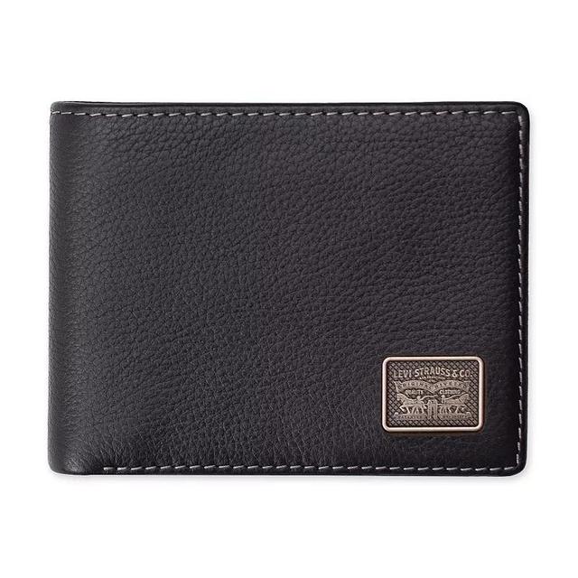 Mens Levis RFID Leather Passcase Wallet with Bill Divider Product Image