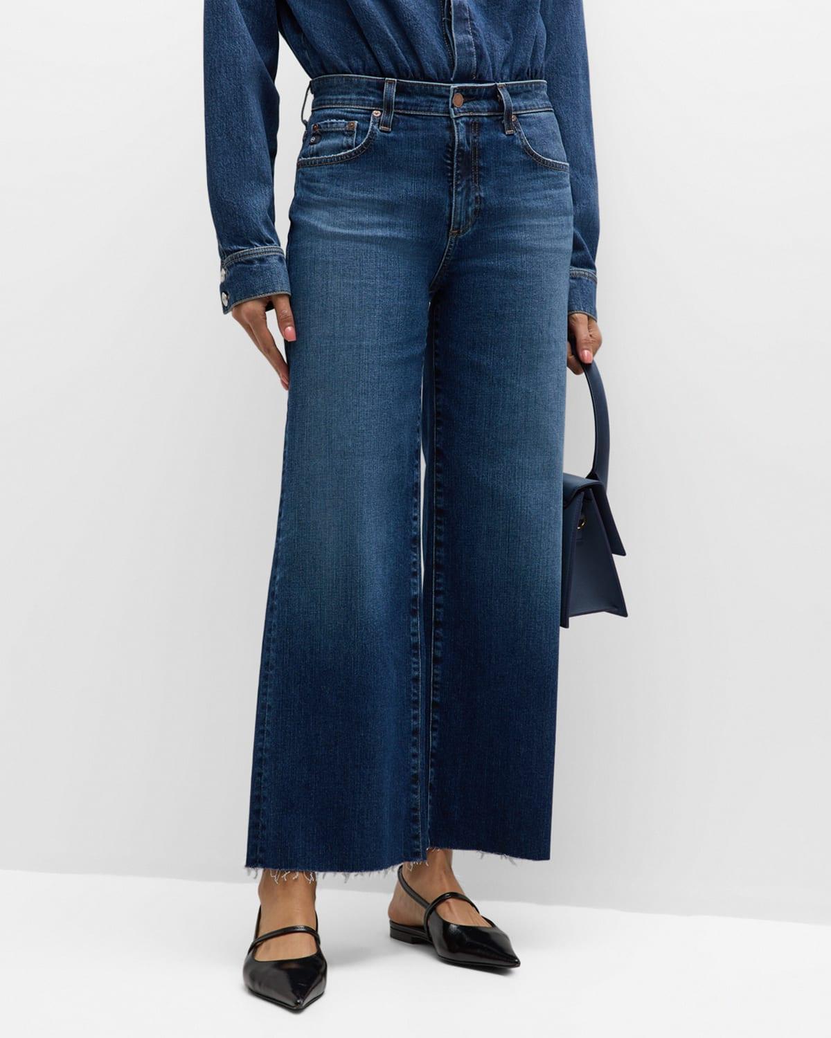 AG Jeans Saige High Rise Straight Wide Leg Jean in Enigma (Enigma) Women's Jeans Product Image