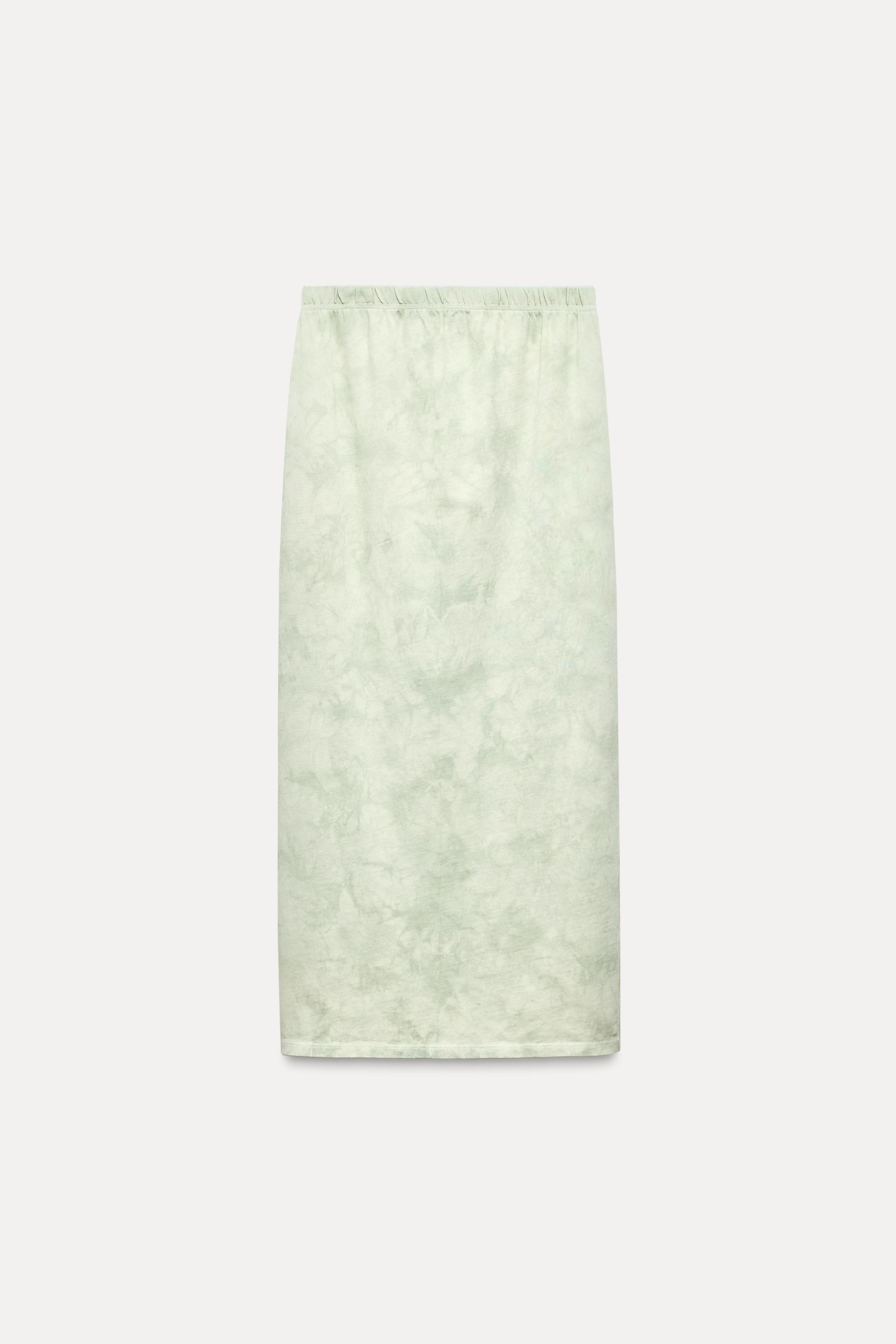 TIE-DYE HEAVY COTTON SKIRT Product Image