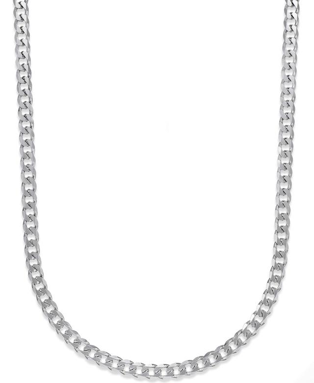 Saks Fifth Avenue Made in Italy Men's Sterling Silver Curb Chain  - male - Size: one-size Product Image