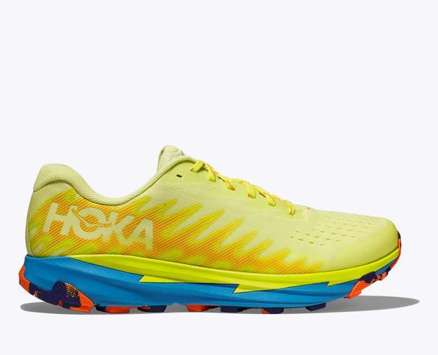 HOKA Mens Torrent 3 Shoes in Ceramic/Avocado, Size 10.5 Product Image