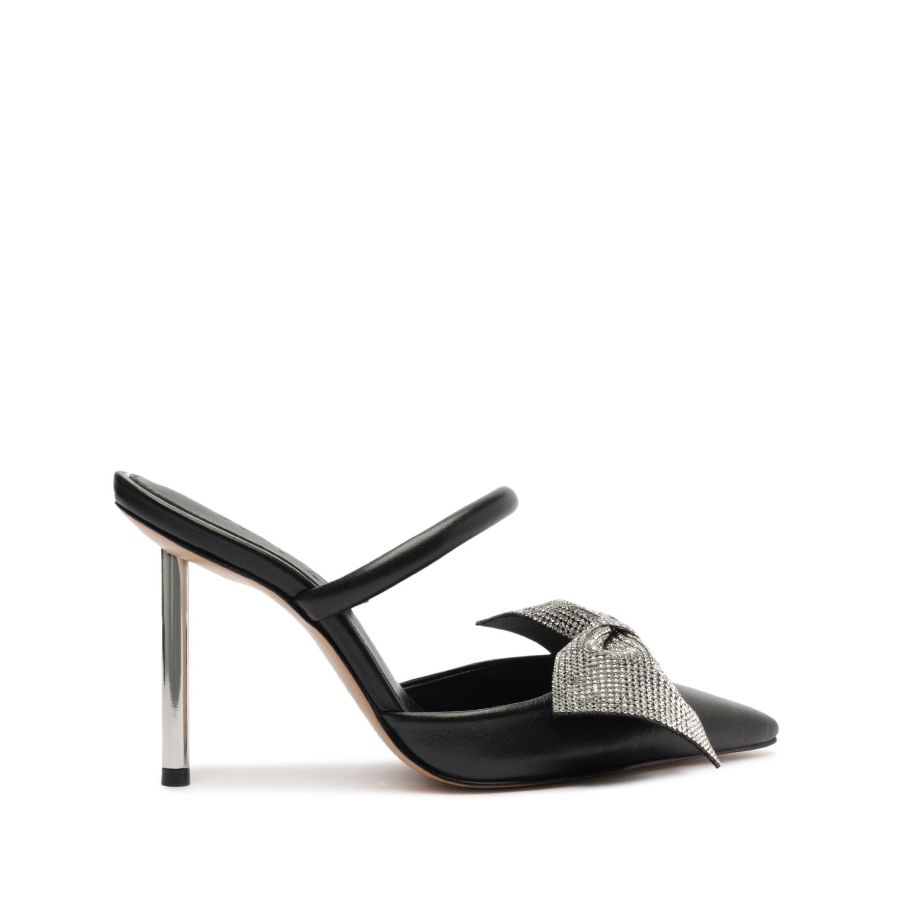 Mila Nappa Leather Pump - 9 Black Nappa Leather Product Image