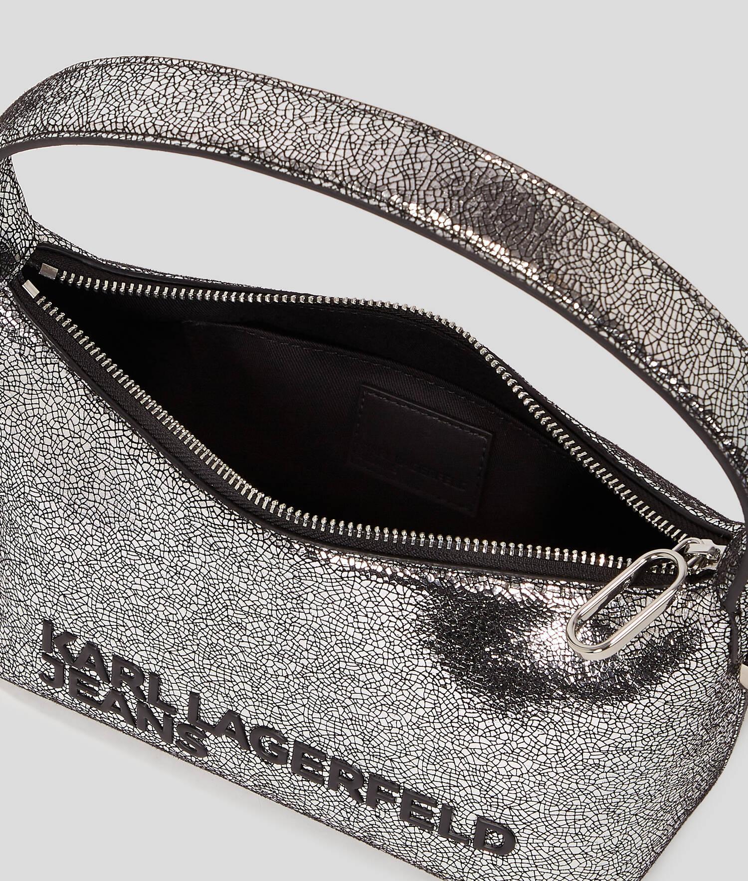 KLJ LOGO METALLIC TOP-HANDLE BAG Product Image