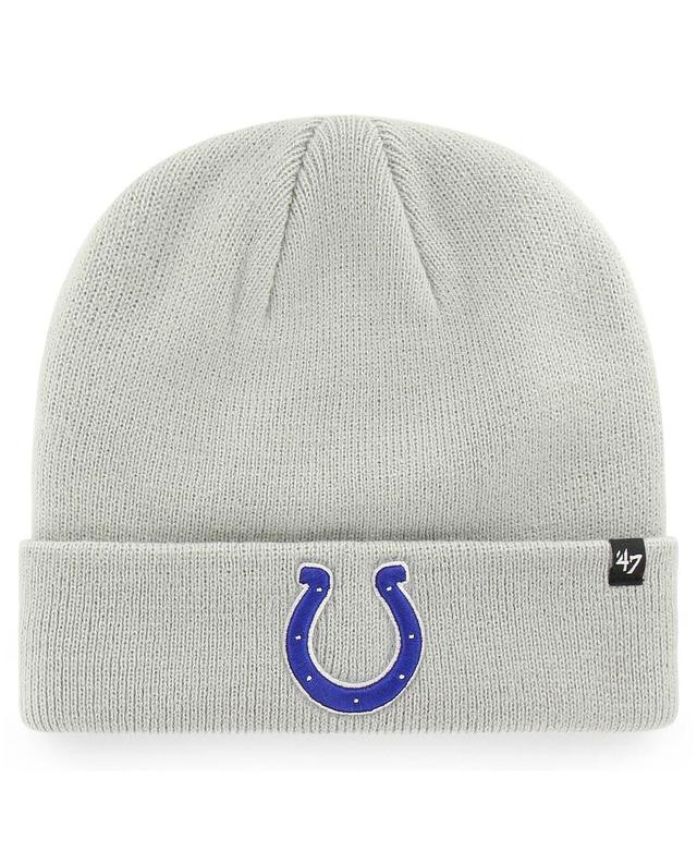 Mens 47 Gray Indianapolis Colts Secondary Basic Cuffed Knit Hat Product Image