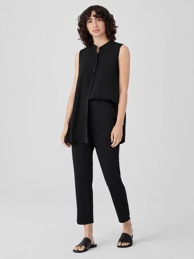 EILEEN FISHER Cotton Blend Ponte Pant with Slitsfemale Product Image