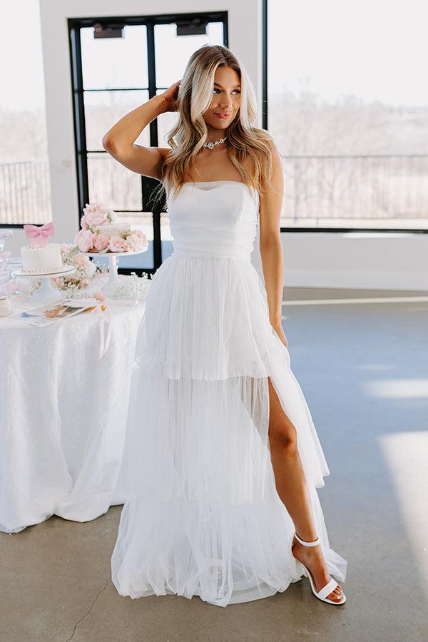 First Kiss Moment Tiered Maxi Dress Product Image