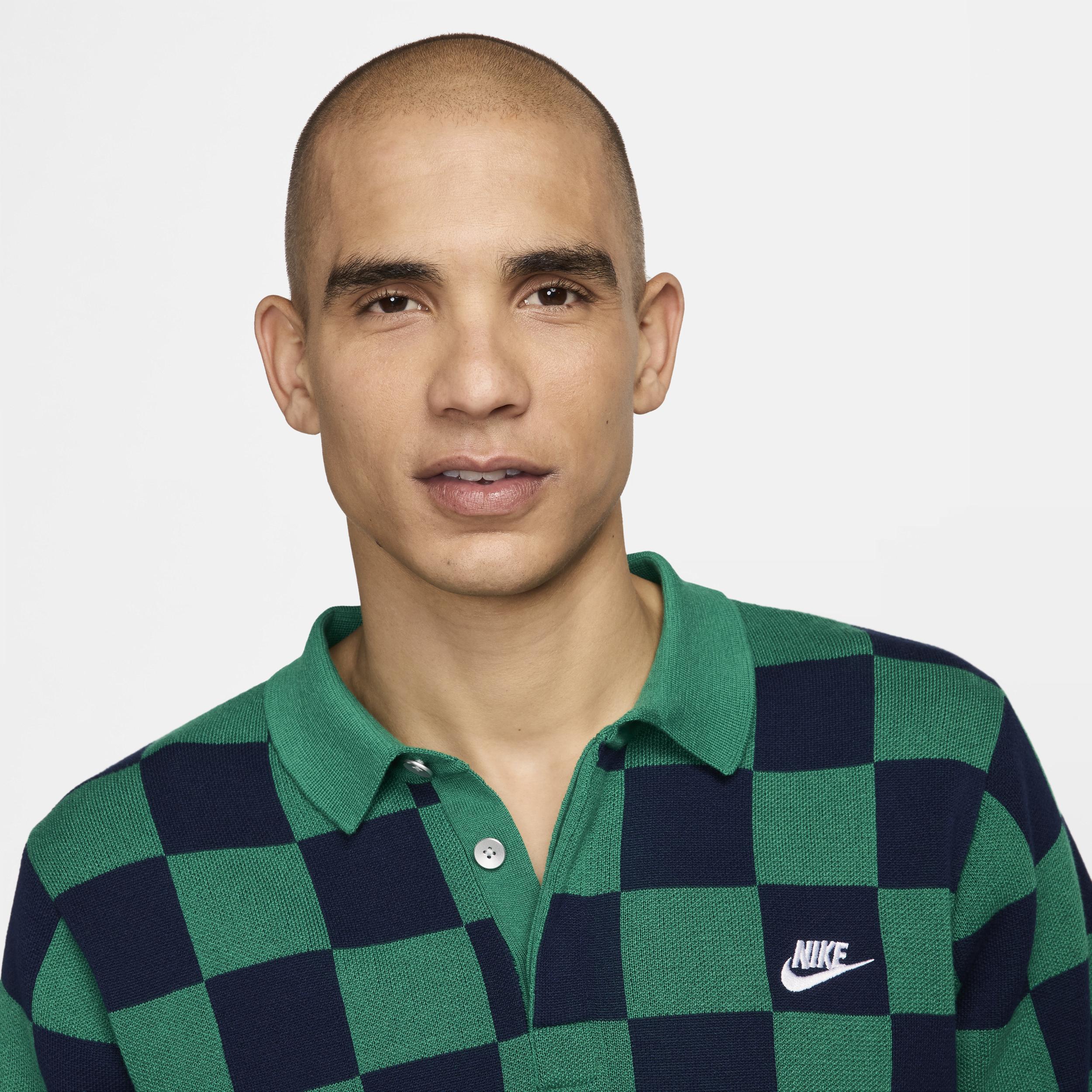 Mens Nike Sportswear Club Checkers Polo Product Image