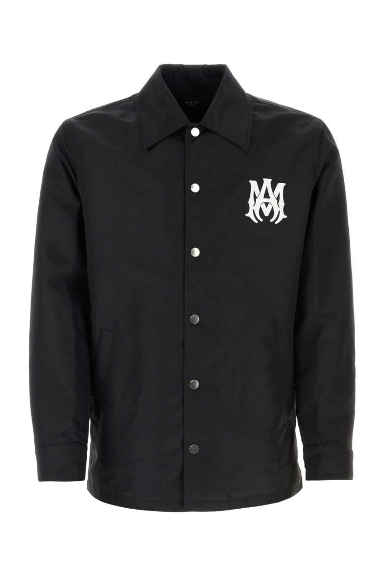 AMIRI Ma-print Shirt Jacket In Black Product Image