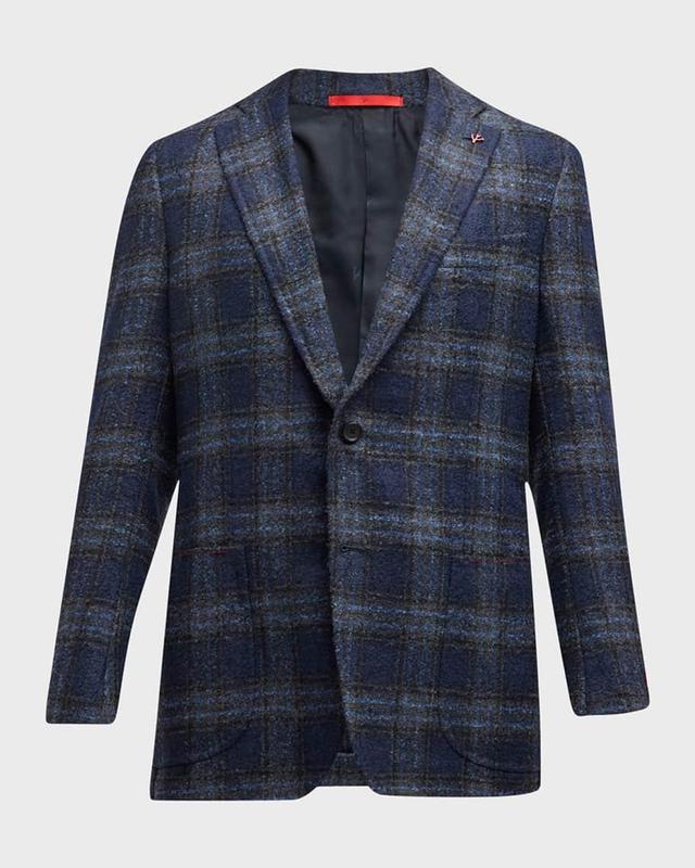 Men's Boucle Plaid Sport Coat Product Image