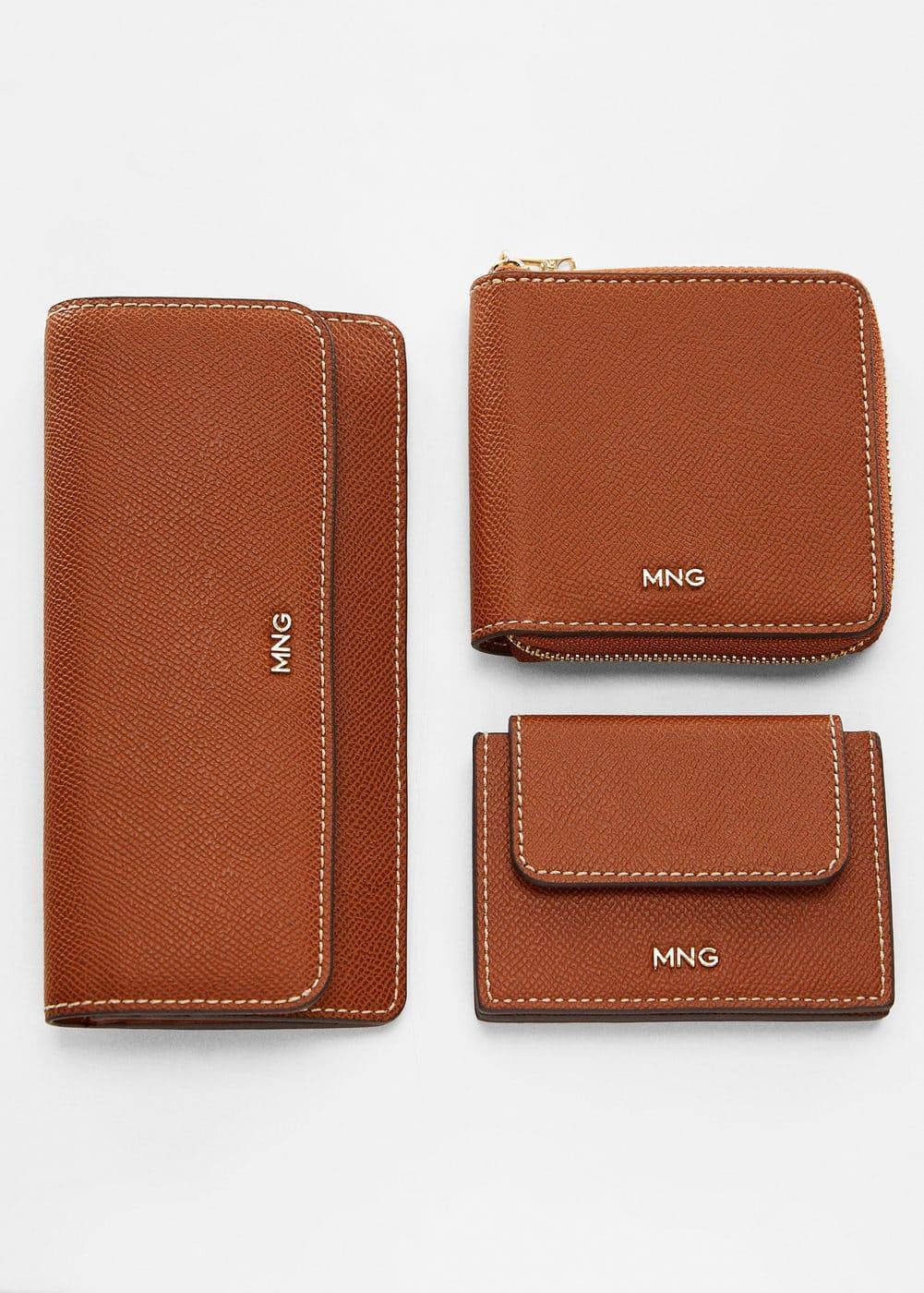 MANGO - Faux wallet leather - One size - Women Product Image